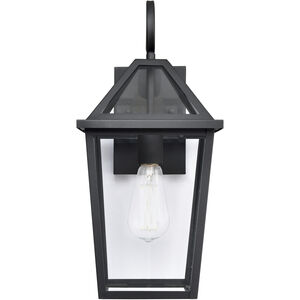 Eston 1 Light 17.5 inch Textured Black Outdoor Wall Sconce